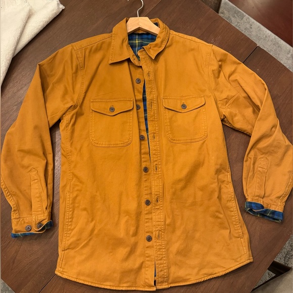 Lands End Flannel Lined Shacket - Picture 1 of 3